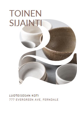 Toinen sijainti on avoinna white modern-simple