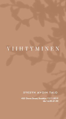 Viihtyminen brown modern-simple