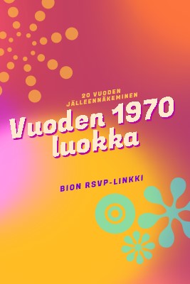 Säteilevä liukuväri red vintage-retro