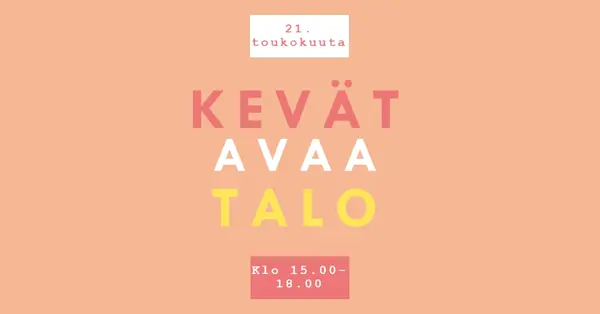 Kevät pastellit orange modern-simple