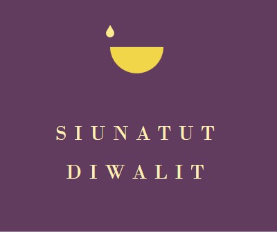 Diwalin siunaukset purple modern-simple