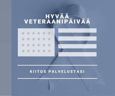 Yhdysvaltain veteraanien kunnioittaminen gray modern-simple