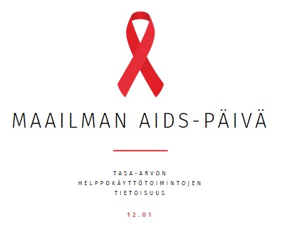 Aids-tietoisuuden lisääminen white modern-simple