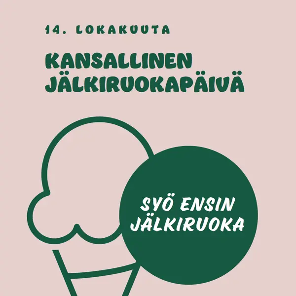 Kansallinen jälkiruokapäivä pink vintage-retro