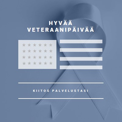 Yhdysvaltain veteraanien kunnioittaminen gray modern-simple