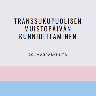 Trans-elämällä on merkitystä gray modern-simple