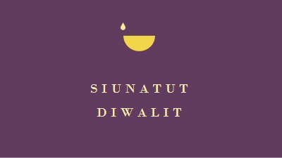 Diwalin siunaukset purple modern-simple