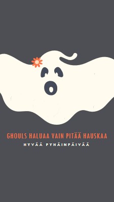 Meillä on vain hauskaa gray modern-bold