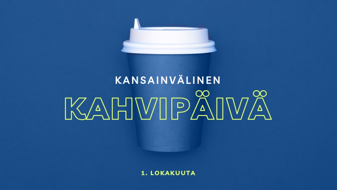 Kahvilakulttuuri blue modern-bold