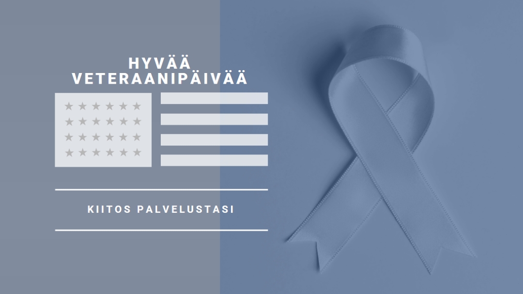 Yhdysvaltain veteraanien kunnioittaminen gray modern-simple