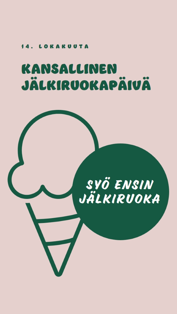 Kansallinen jälkiruokapäivä pink vintage-retro