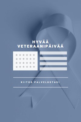 Yhdysvaltain veteraanien kunnioittaminen gray modern-simple