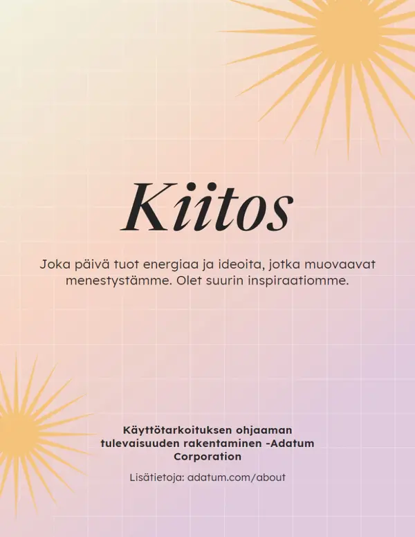 Moderni retro kiitoslehtinen pink modern,gradient,grid,star-burst