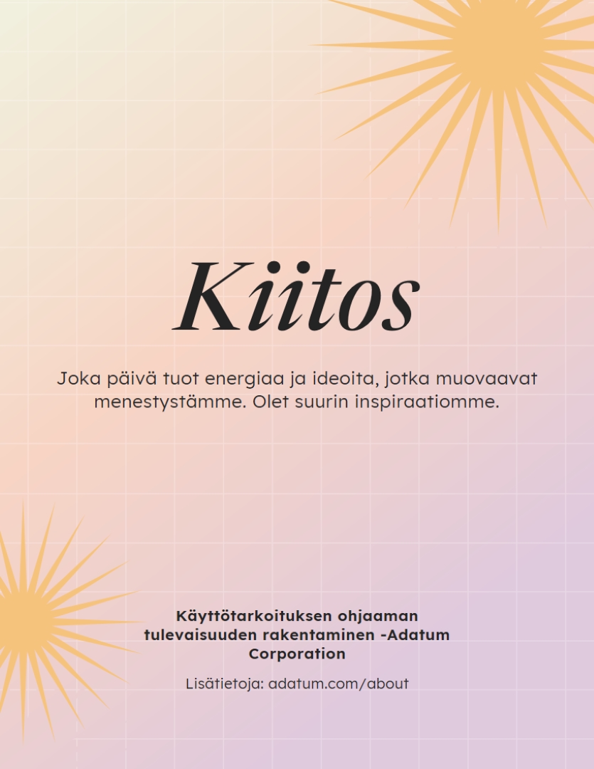 Moderni retro kiitoslehtinen pink modern,gradient,grid,star-burst