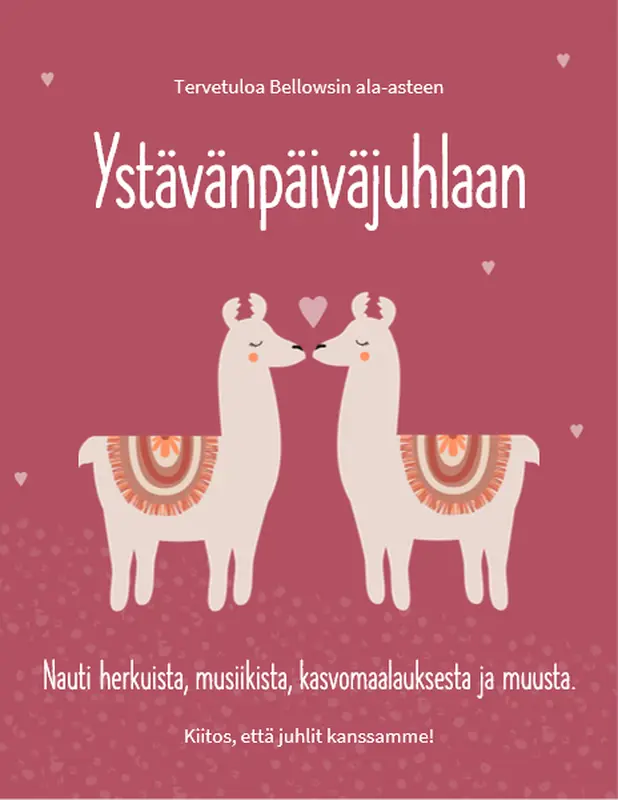 Ystävänpäivän tulostettavat whimsical color block