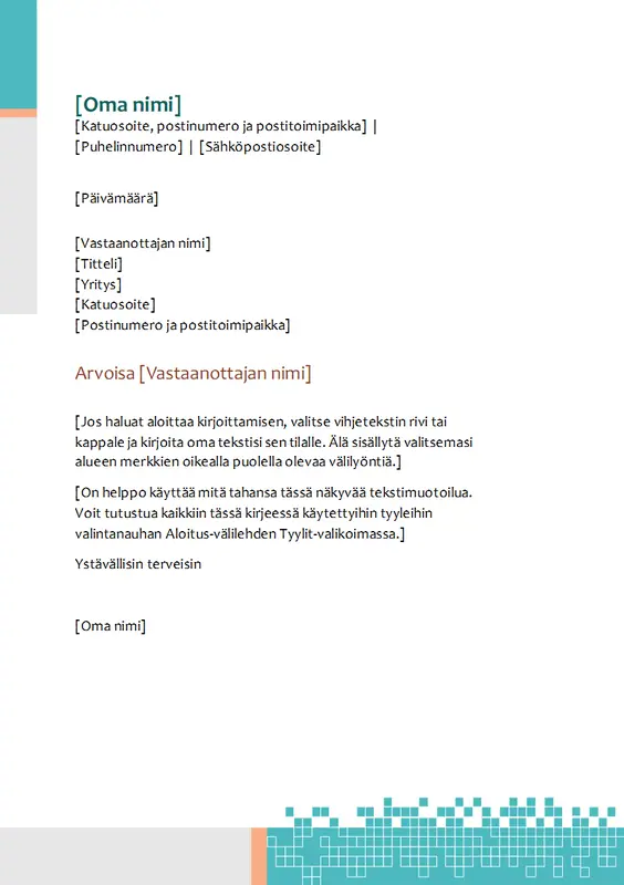 Kirjelomake (minimalistinen tekniikka) modern-simple