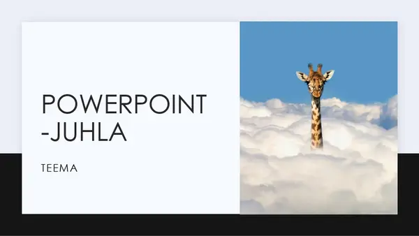 PowerPoint-juhla modern simple