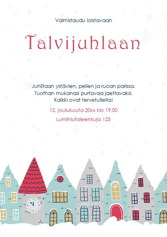 Lehtinen talvikutsuja varten whimsical-color-block