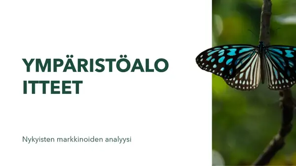 Luontokurssin esitys modern geometric