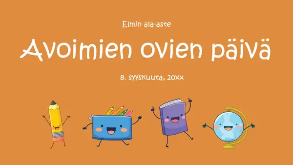 Avoimien ovien päivän esittely whimsical-color-block