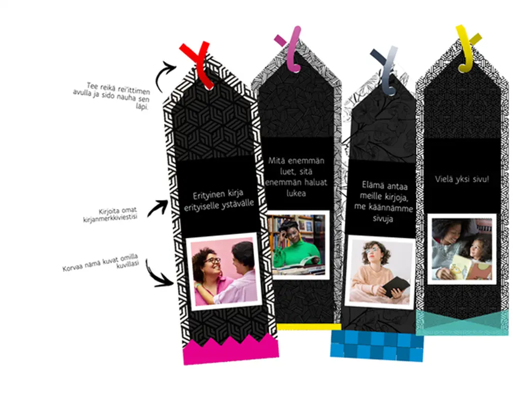 Kirjanmerkkien luonti