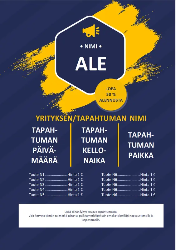 Alennusmyyntilehtinen