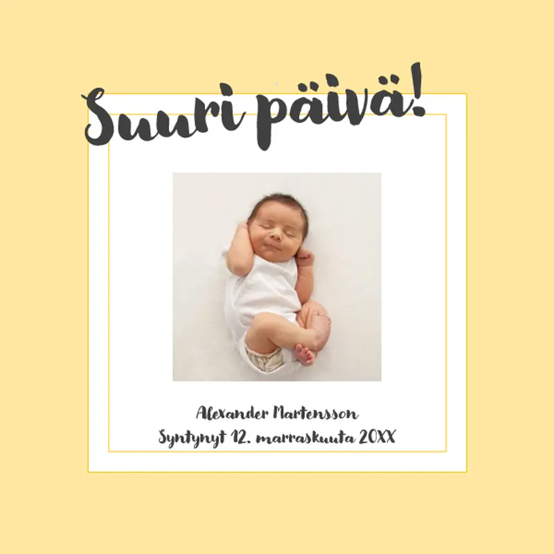 Vauvan virstanpylväiden valokuva-albumi whimsical color block