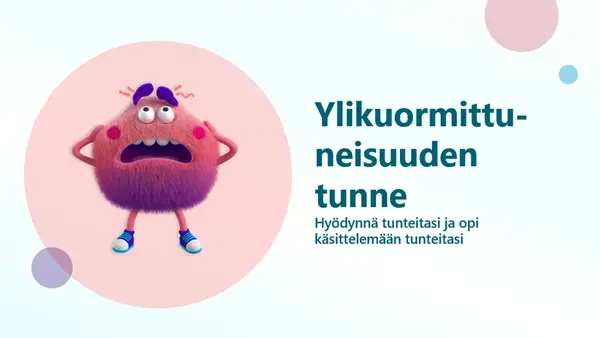 Ylikuormittuneisuuden tunne whimsical-color-block