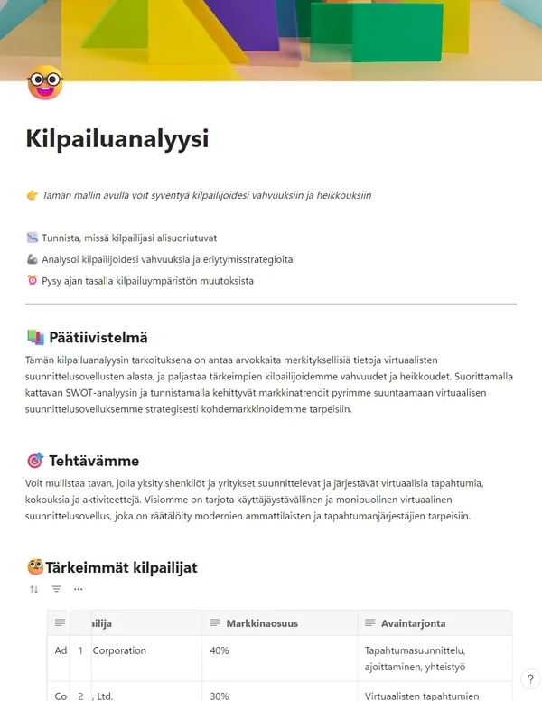 Kilpailuanalyysi