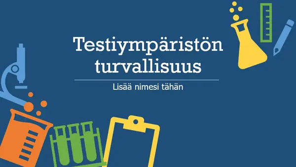 Laboratorioturvallisuus modern color block