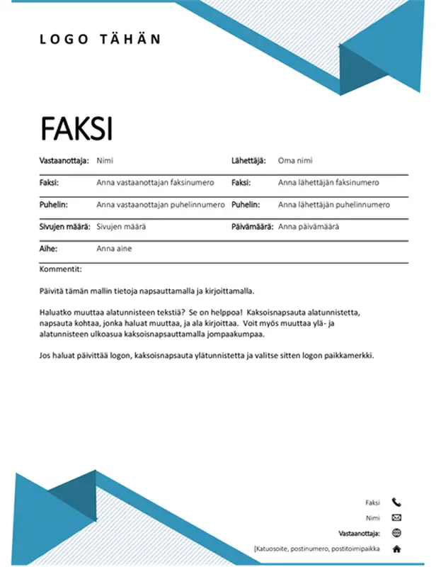 Faksin kansilehti (liituraidat)