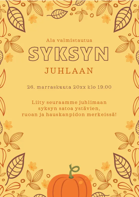 Syyslehtinen whimsical-line