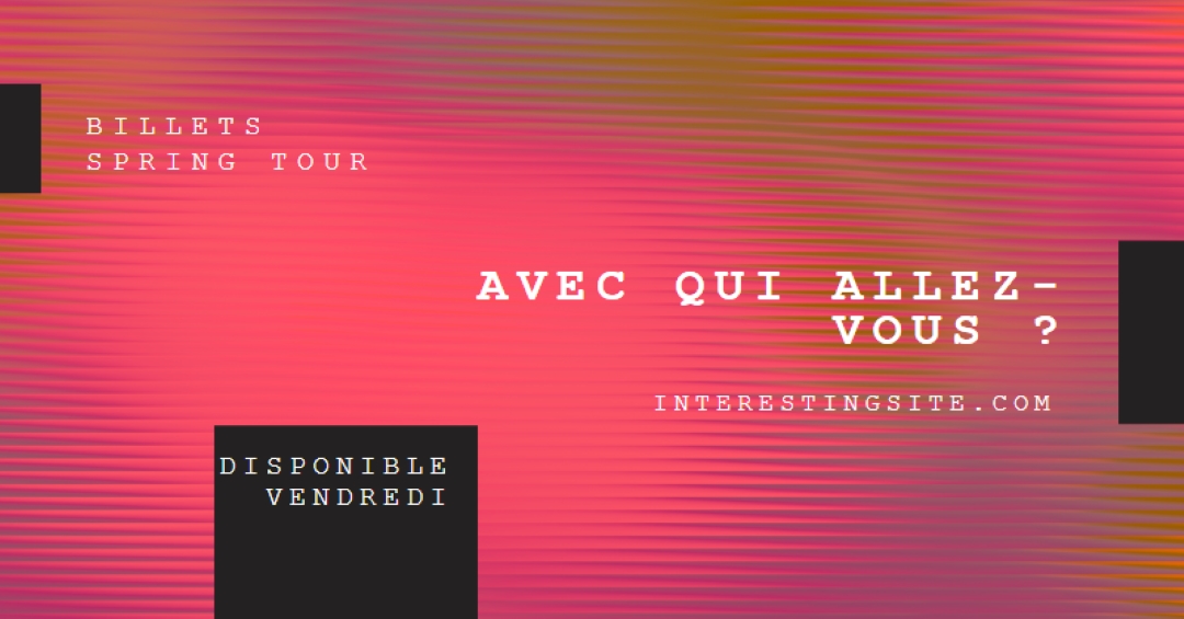 Lumières de concert pink modern-bold
