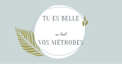 Belle à toutes vos manières blue organic-simple