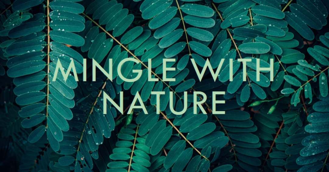 Se mêler à la nature green modern-simple