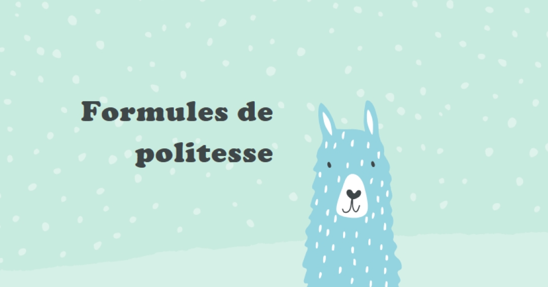 Formules de politesse green whimsical-color-block