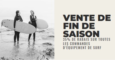 Les joies de la plage gray modern-bold