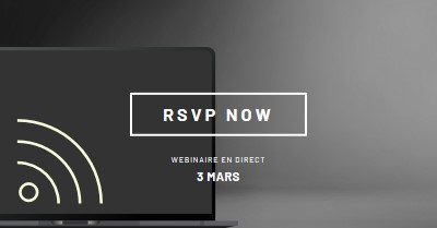 Étoile du webinaire black modern-simple