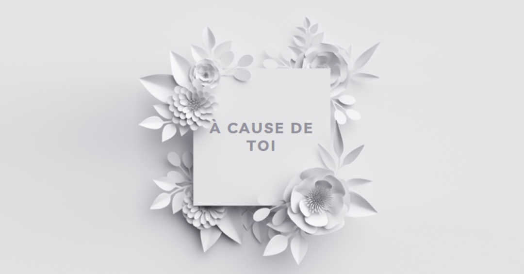 Bon sur le papier gray modern-simple