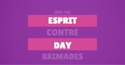 Se lever contre l’intimidation purple modern-bold