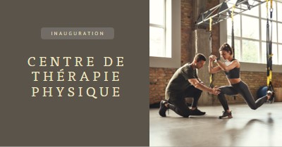 Salle de récupération brown modern-simple