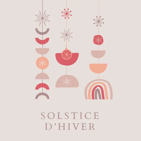 Un solstice d’hiver agréable gray organic-boho