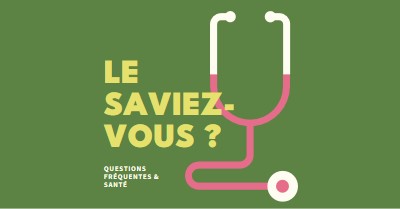 Le saviez-vous ? green modern-bold