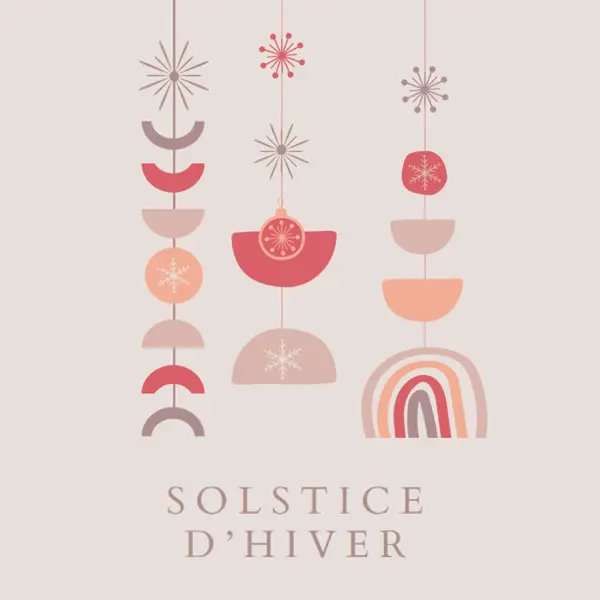 Un solstice d’hiver agréable gray organic-boho
