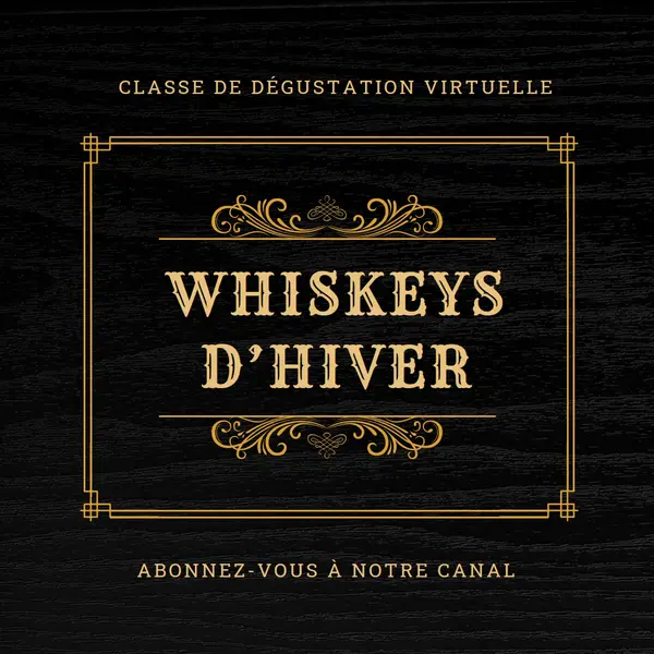 Whiskeys d’hiver black vintage-retro
