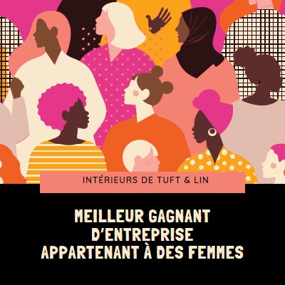 Meilleure entreprise appartenant à des femmes black modern-bold