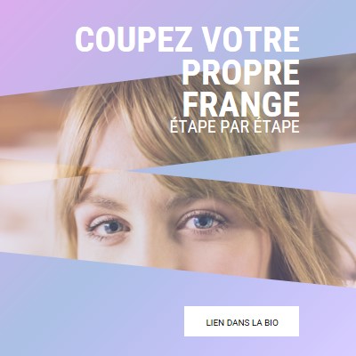 Couper votre propre frange purple modern-bold