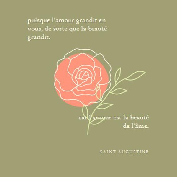 L’amour pousse ici green organic-simple