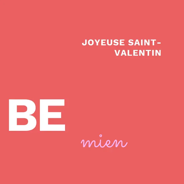 Être ou ne pas être red modern-simple