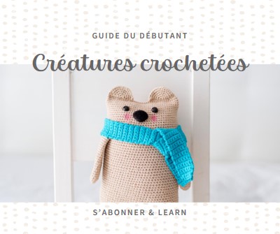 Guide du débutant au crochet white organic-simple